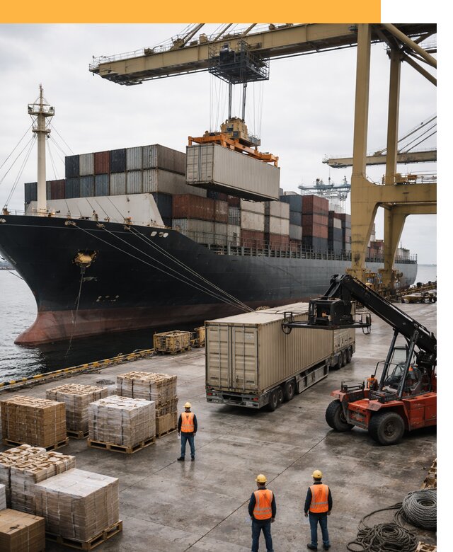 Морские перевозки из Индии: доставка FCL/LCL, таможня от 123504