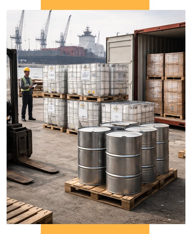 Доставка химического сырья из Индии от 257300 р. | СетСервис-Екн