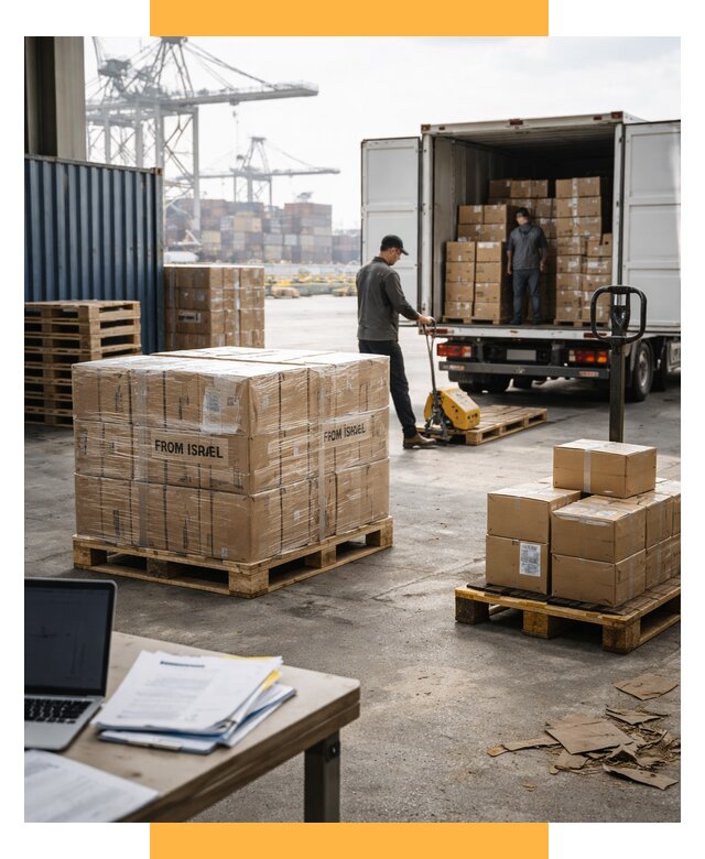 Доставка грузов из Израиля от 15438 р., логистика от СетСервис-Екн