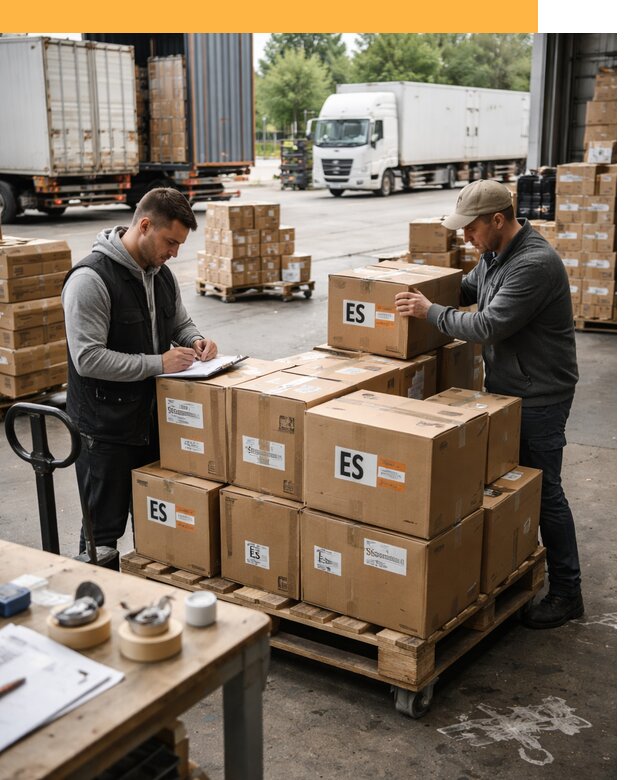 Доставка грузов в Испанию автотранспортом от 36022 руб