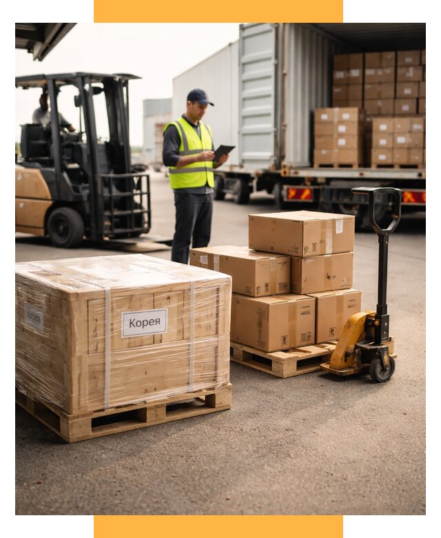 Доставка грузов в Корею из России от 36022 р. | СетСервис-Екн