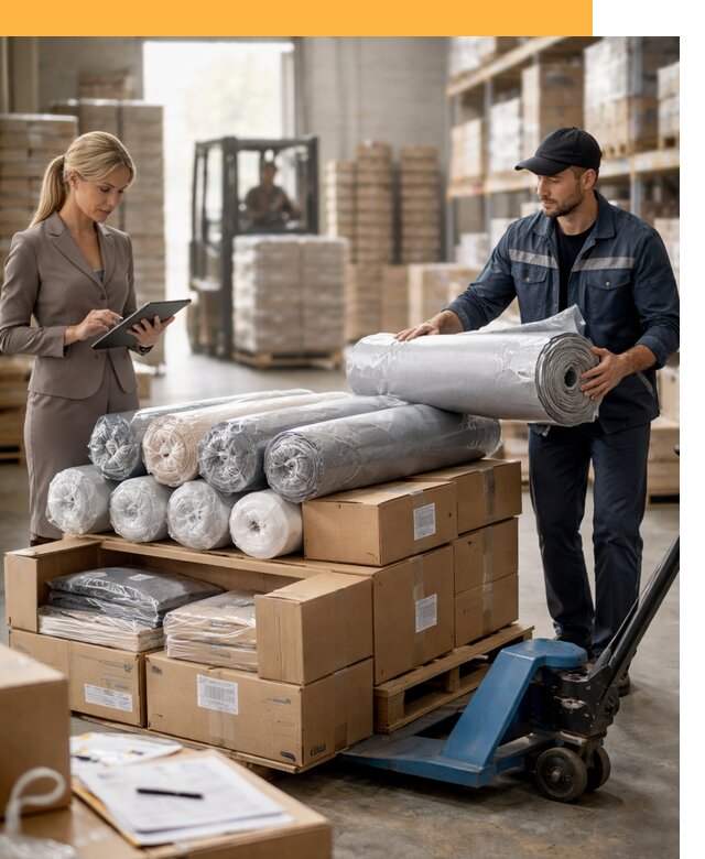 Перевозка текстиля по миру от 15438 руб. с таможней и страхованием