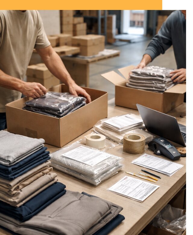 Перевозка одежды по миру от 7719 руб. с таможенным оформлением