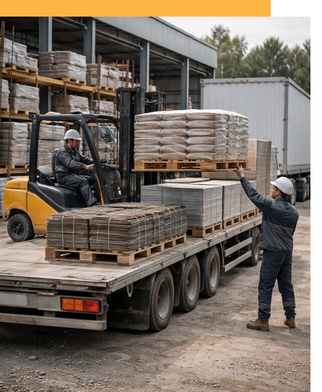 Перевозка строительных материалов по миру от 5661 руб