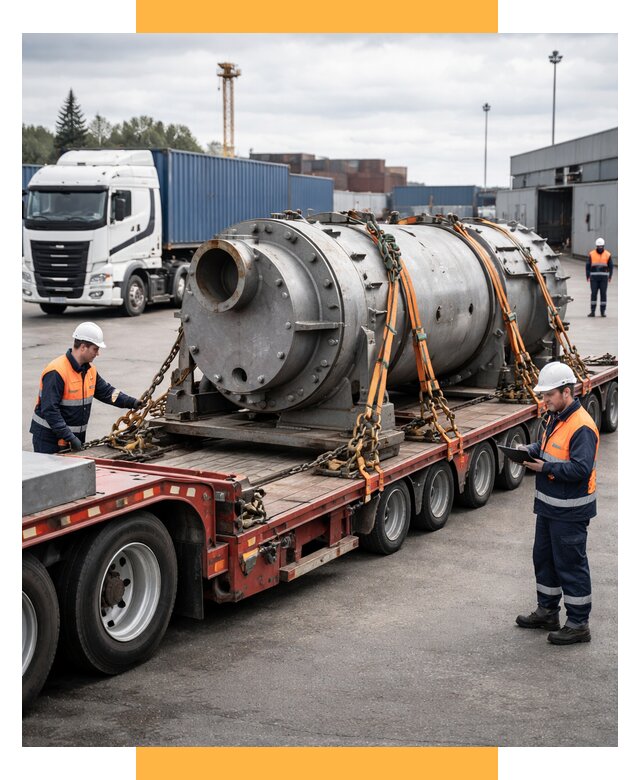 Перевозка тяжеловесных грузов под ключ от 154380 р. | СетСервис-Екн