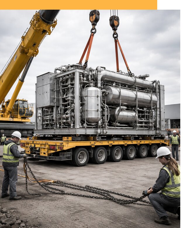 Перевозка тяжеловесных грузов по миру от 154380 руб