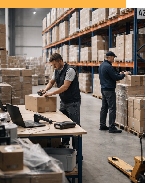 Склад консолидации в Европе: хранение, сортировка от 6690